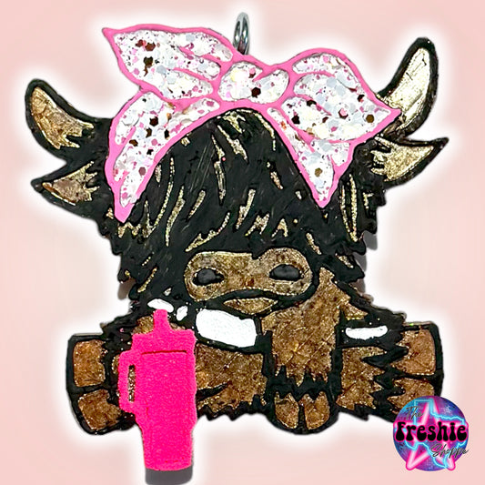 Highland Cow W/ Cup & Belt Bag