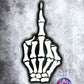 Skeleton Middle Finger