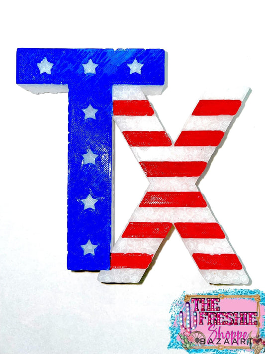 TX flag letters