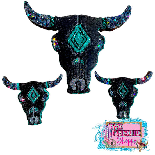 Aztec Bull Skull Full Set